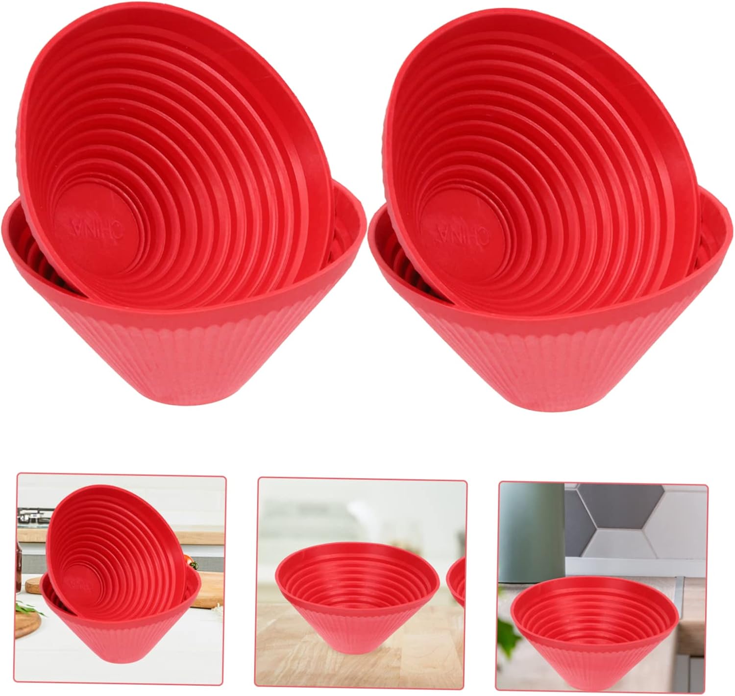 6pcs Rubber Jar Opener Canning Jar Lifter Tools