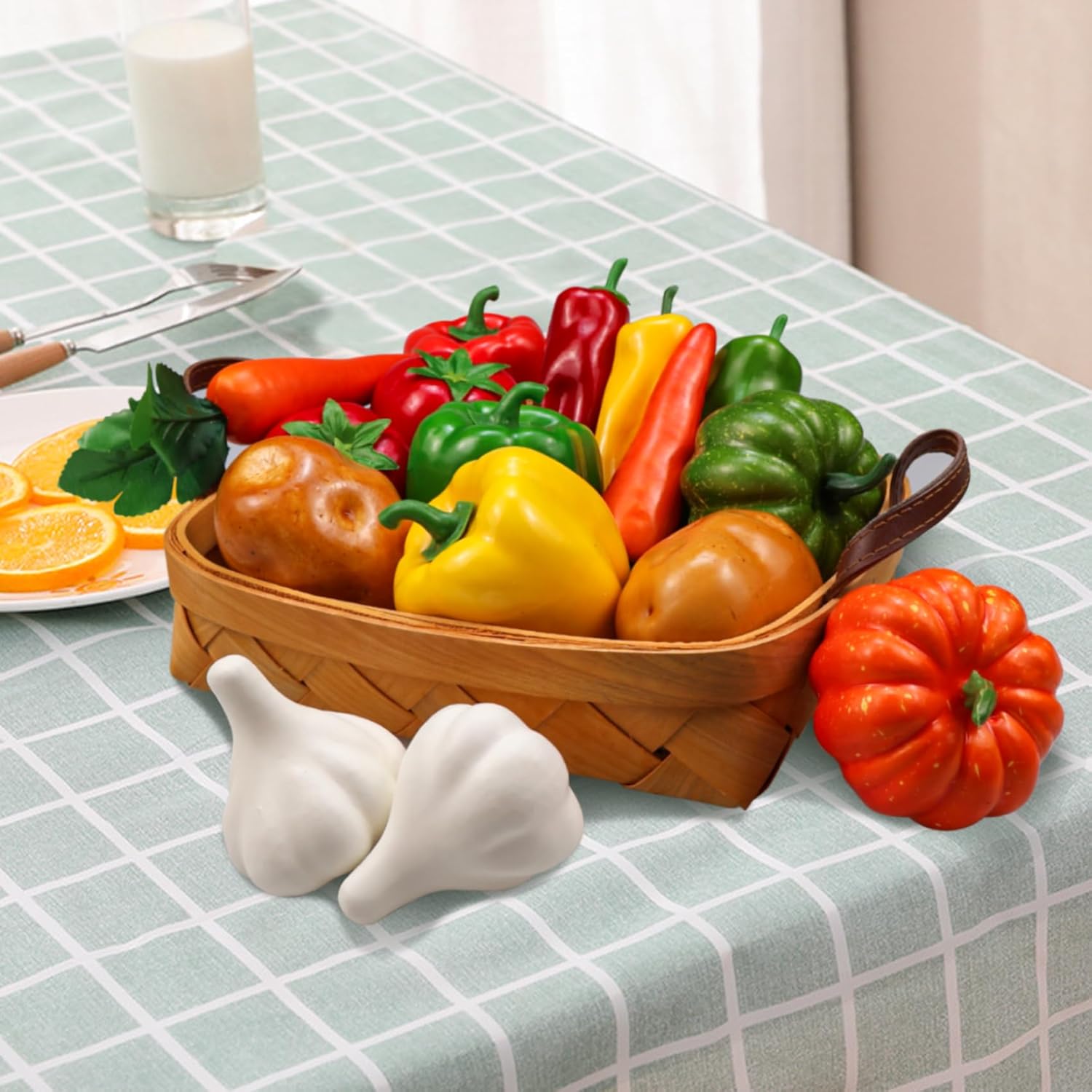 Lorigun 16 Piece Artificial Vegetable Decor Set