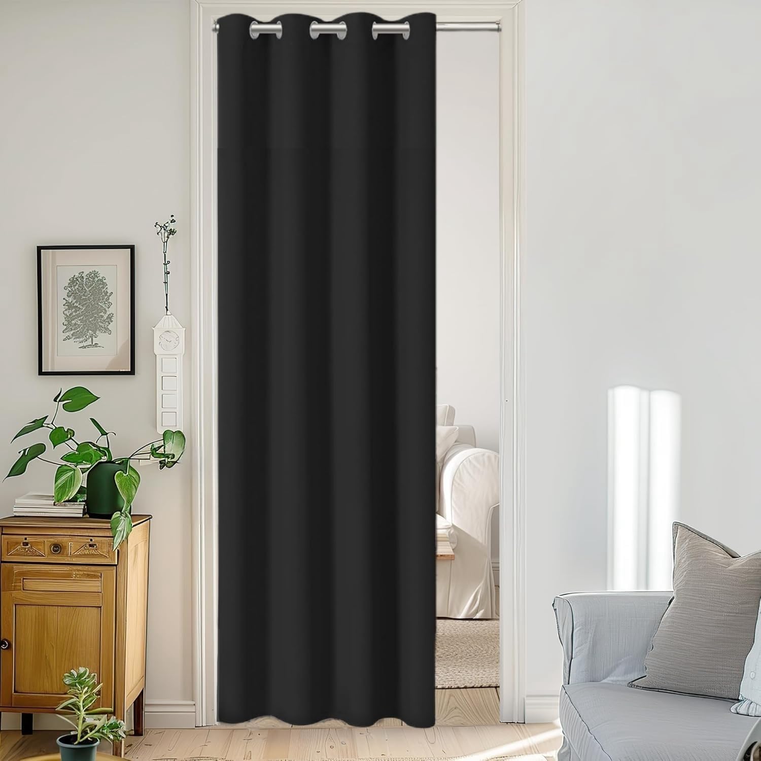 AiFish Door Curtain Panel Room Divider Blackout Drapes 78 Inch