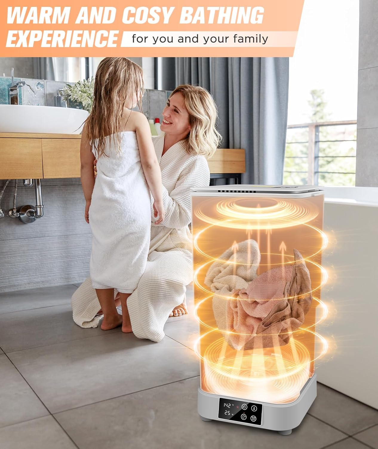 Sakerplus 30L Heated Towel Warmer Bucket