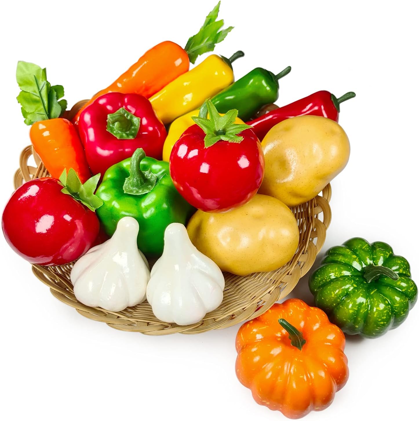 Lorigun 16 Piece Artificial Vegetable Decor Set