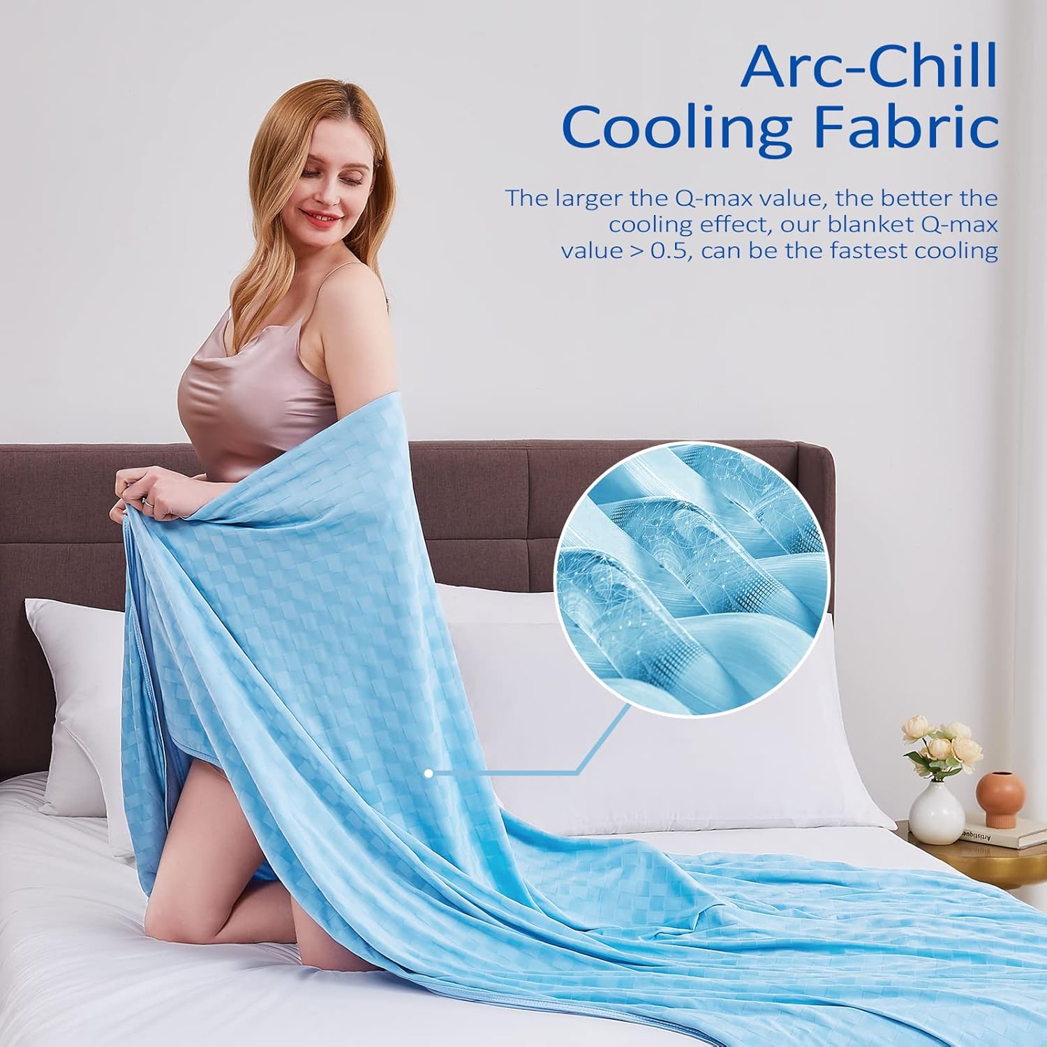 Topcee Cooling Blanket for Hot Sleepers 50x70