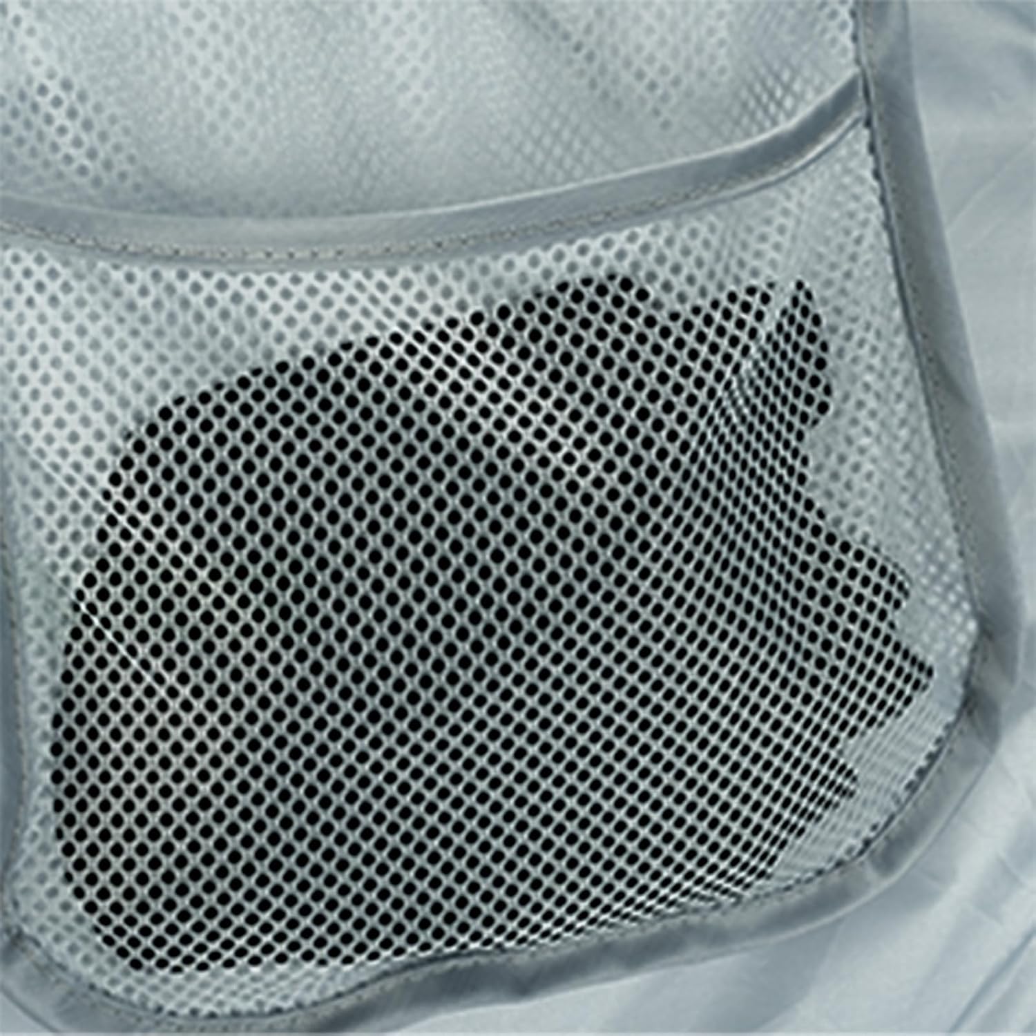 4Pcs Beige Canvas Laundry Hamper Foldable Pop-Up Mesh Basket