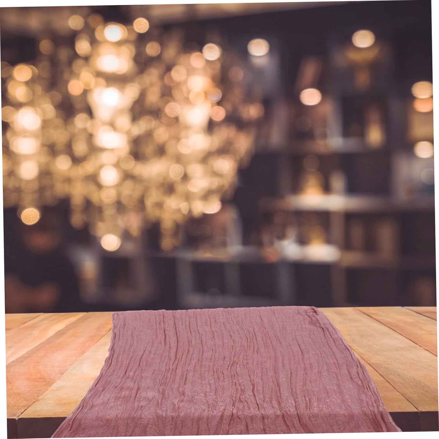 Bohemian Gauze Table Runner Dusty Elegant Wedding Decoration
