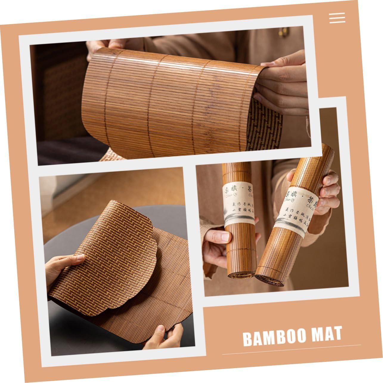 Cabilock Tea Mat Washable Table Runner for Home and Restaurant Use