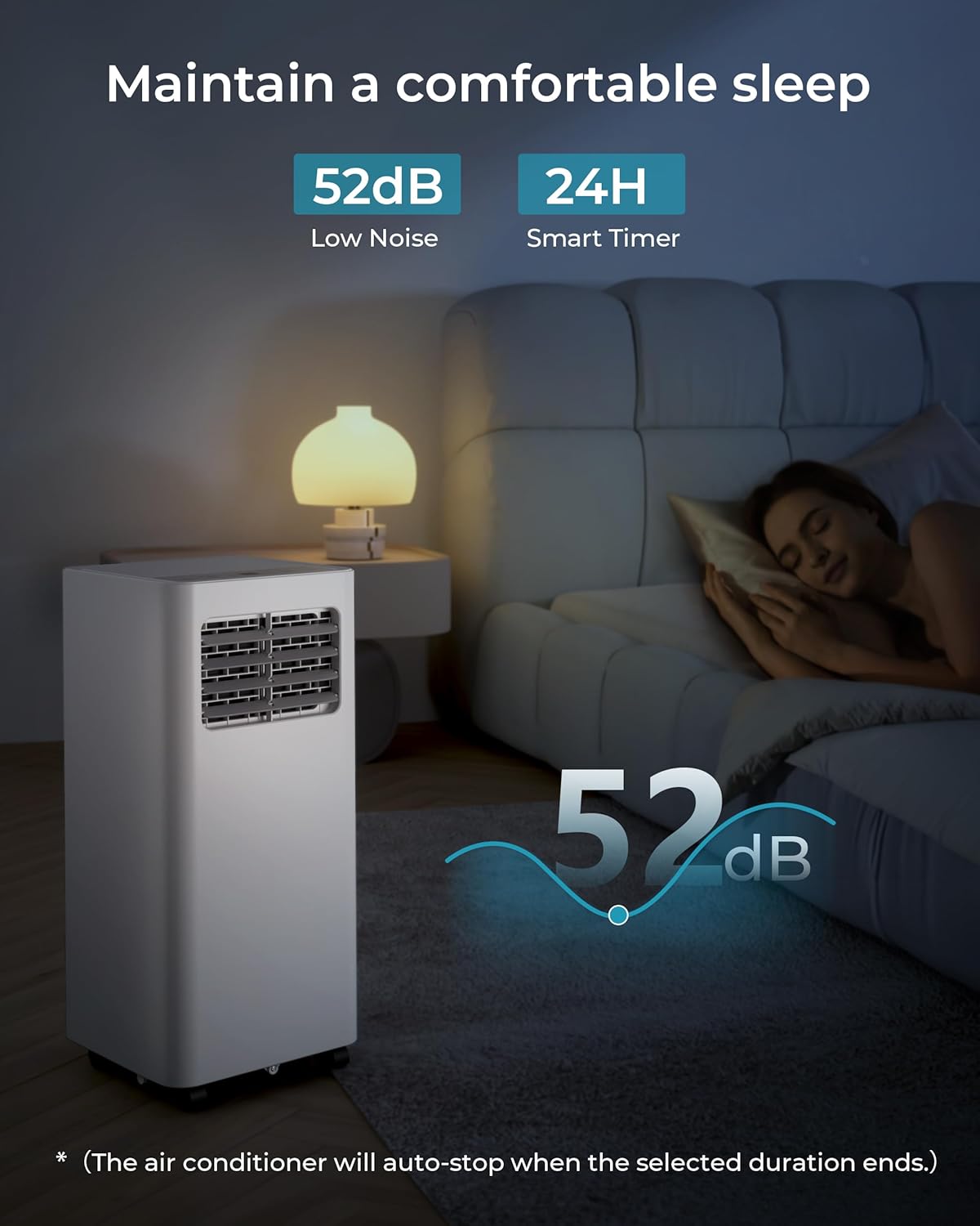 EUHOMY 8000 BTU Portable AC Unit 3 in 1