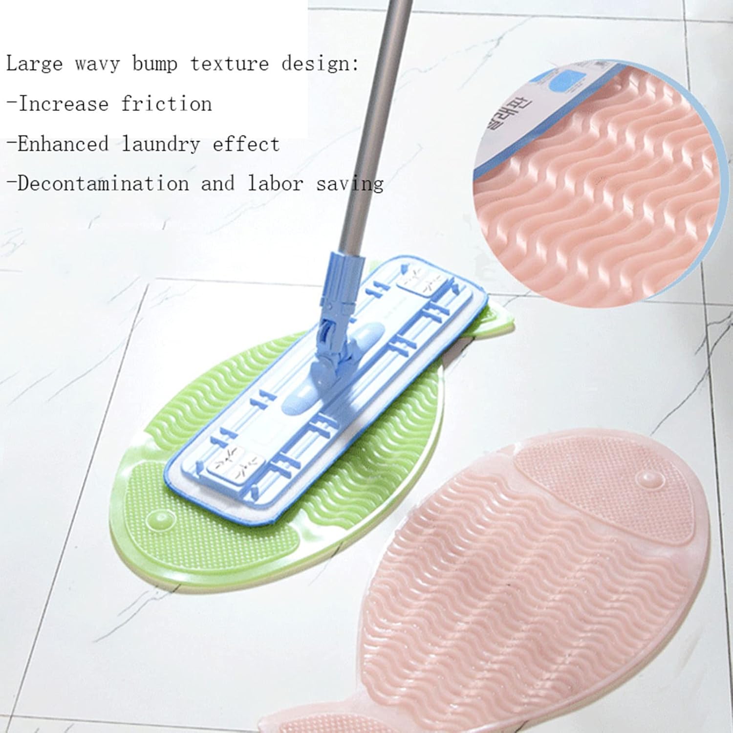 DCFV Foldable Washing Board with Suction Cups and Hanging Hole