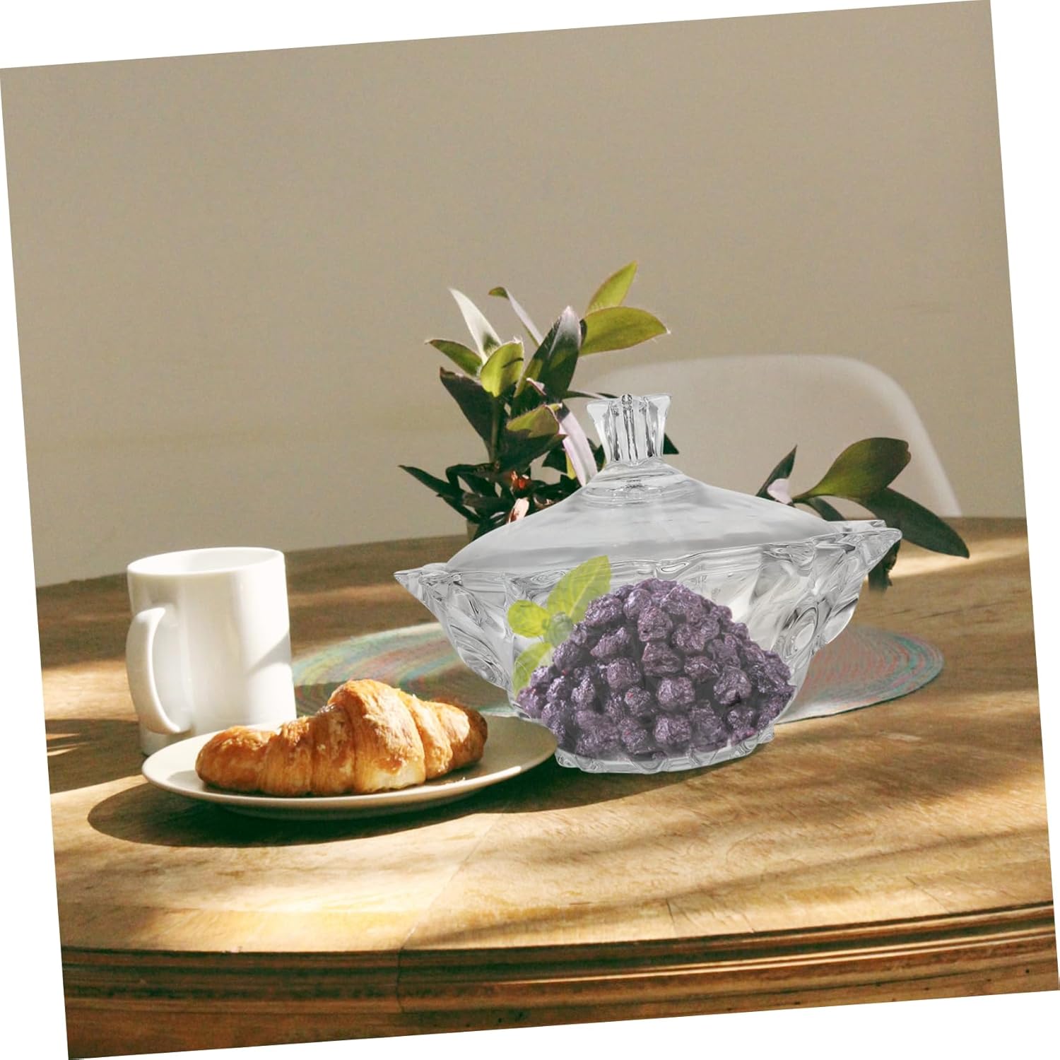 PRETYZOOM Transparent Wedding Candy Storage Jar