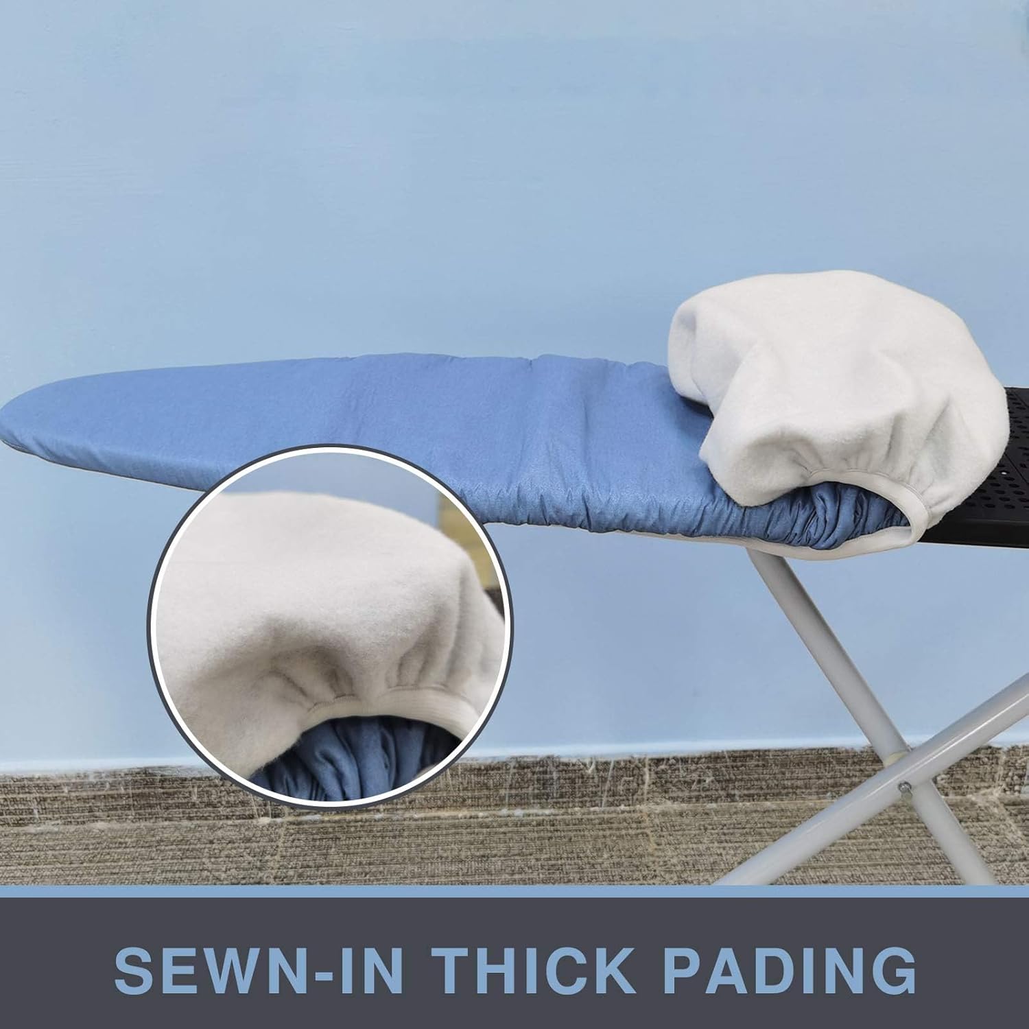 VividPaw Ironing Board Cover Pad Blue 15x54