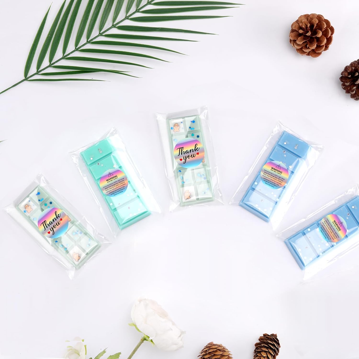 500PCS Wax Melt Gift Bags For 4x1 Inch Sticks