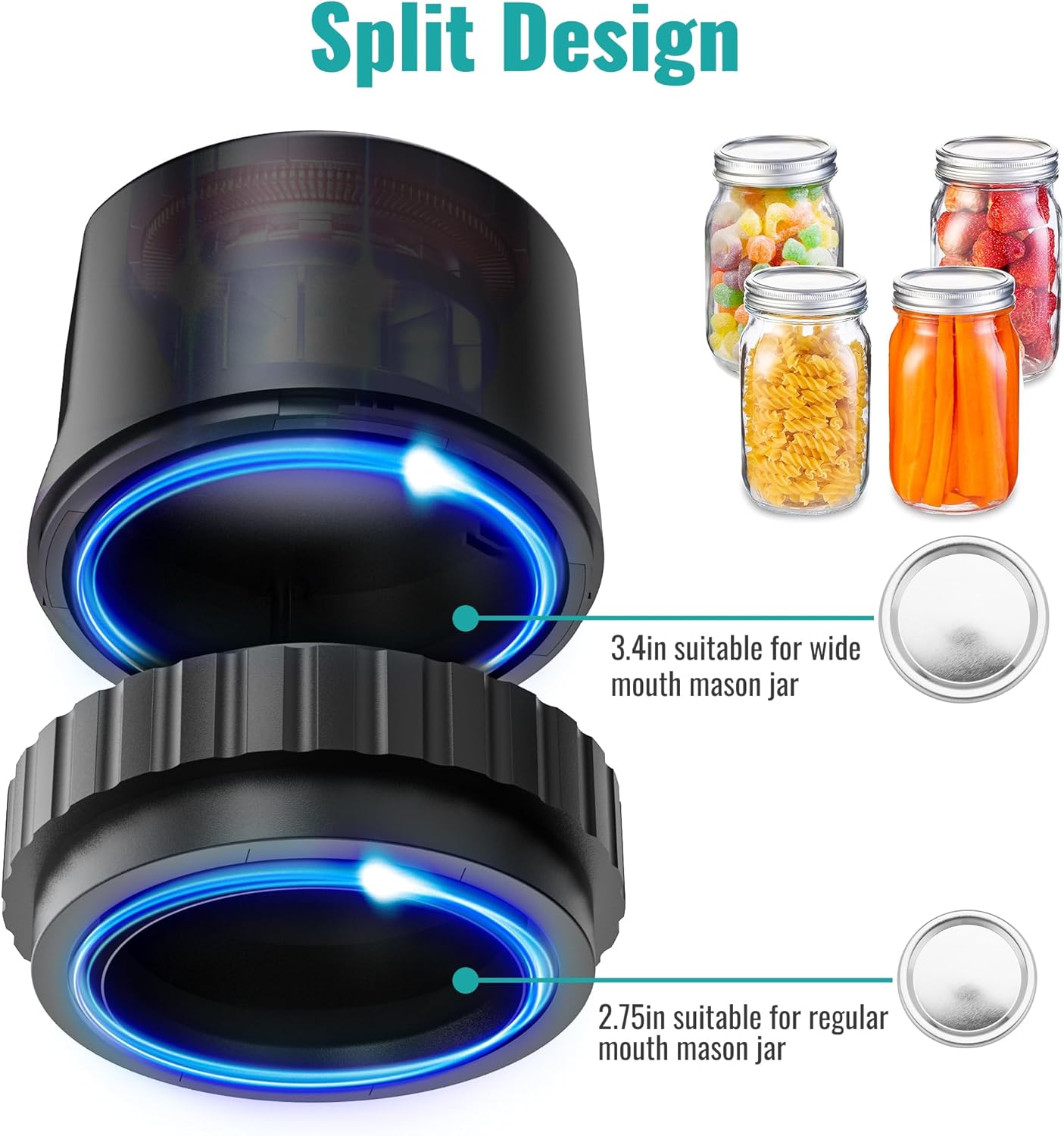 Kailfee M13 Electric Vacuum Sealer for Mason Jars