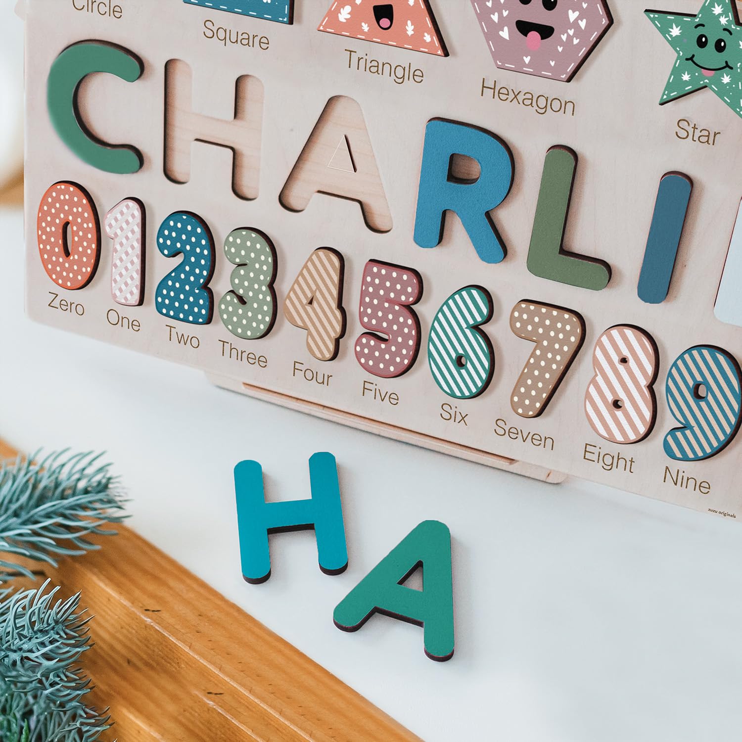 Personalized Wooden Name Puzzle for Kids