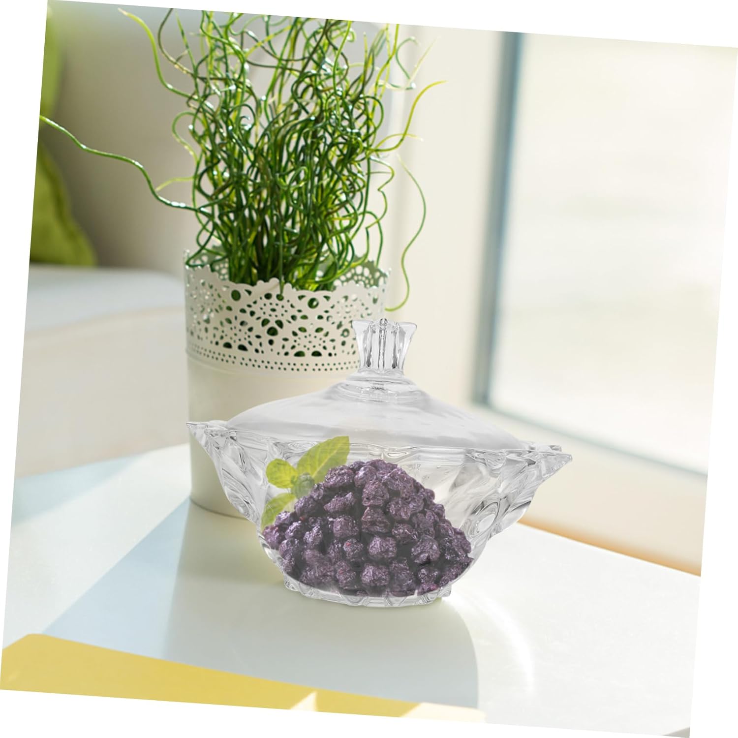 PRETYZOOM Transparent Wedding Candy Storage Jar