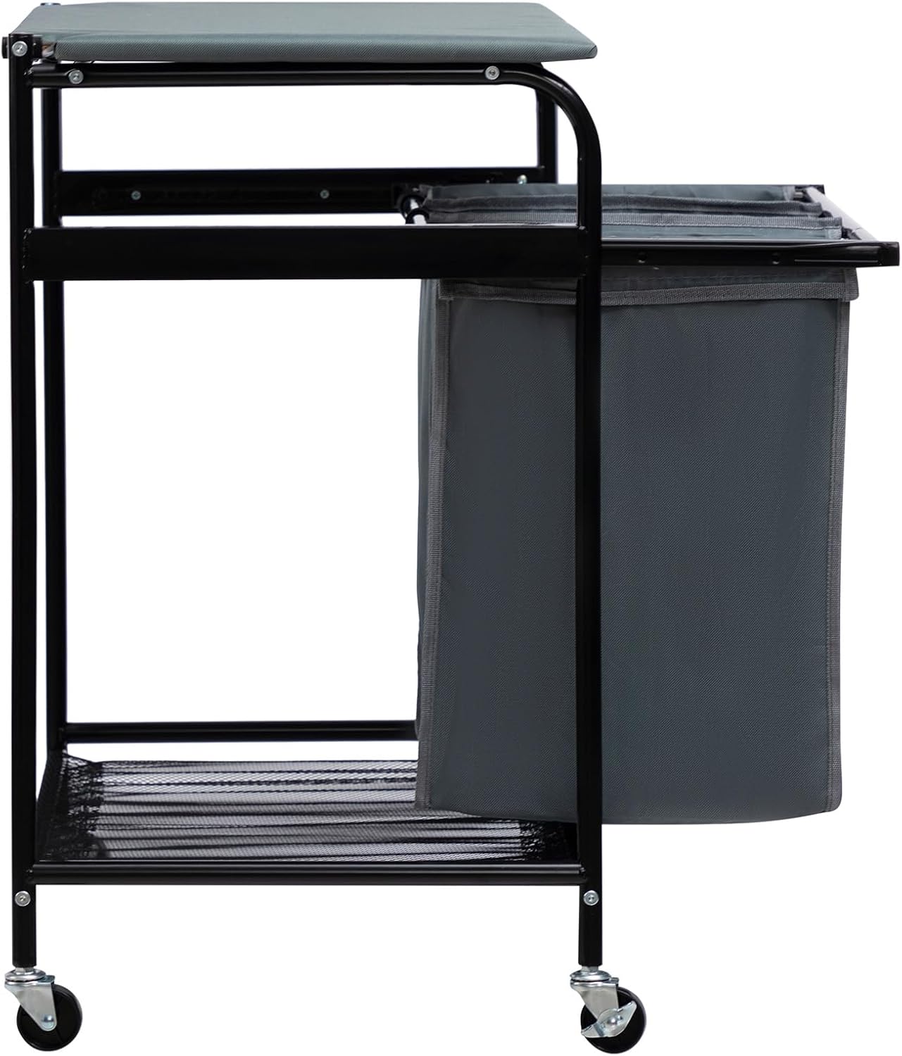 ALIMORDEN Laundry Sorter with Ironing Board and Folding Lid