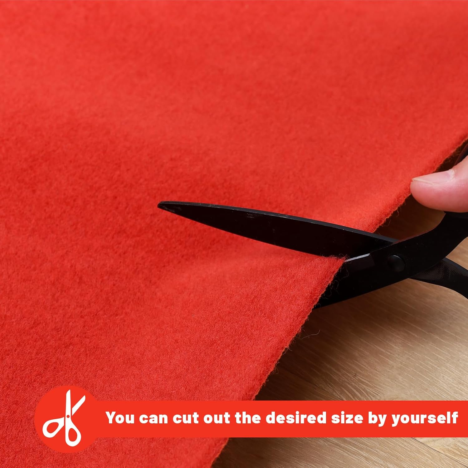 450 GSM Waterproof Red Carpet Runner for Events
