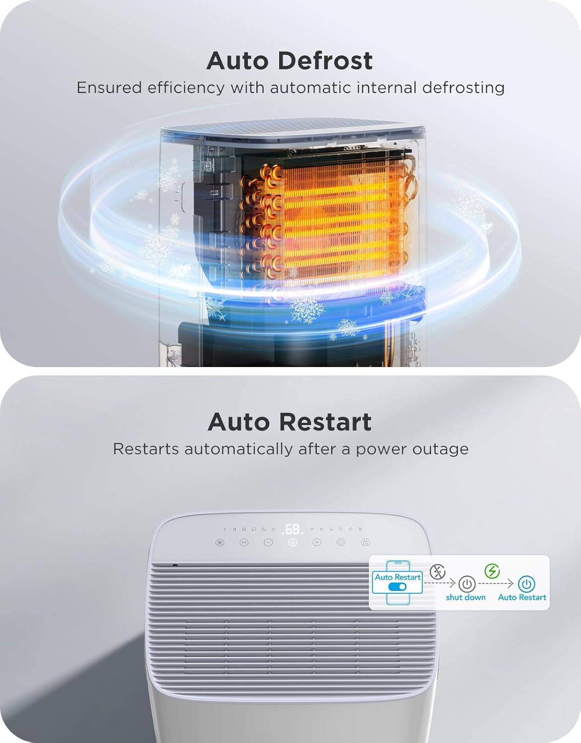 GoveeLife Dehumidifier 4500 Sq Ft Smart Auto Humidity Control