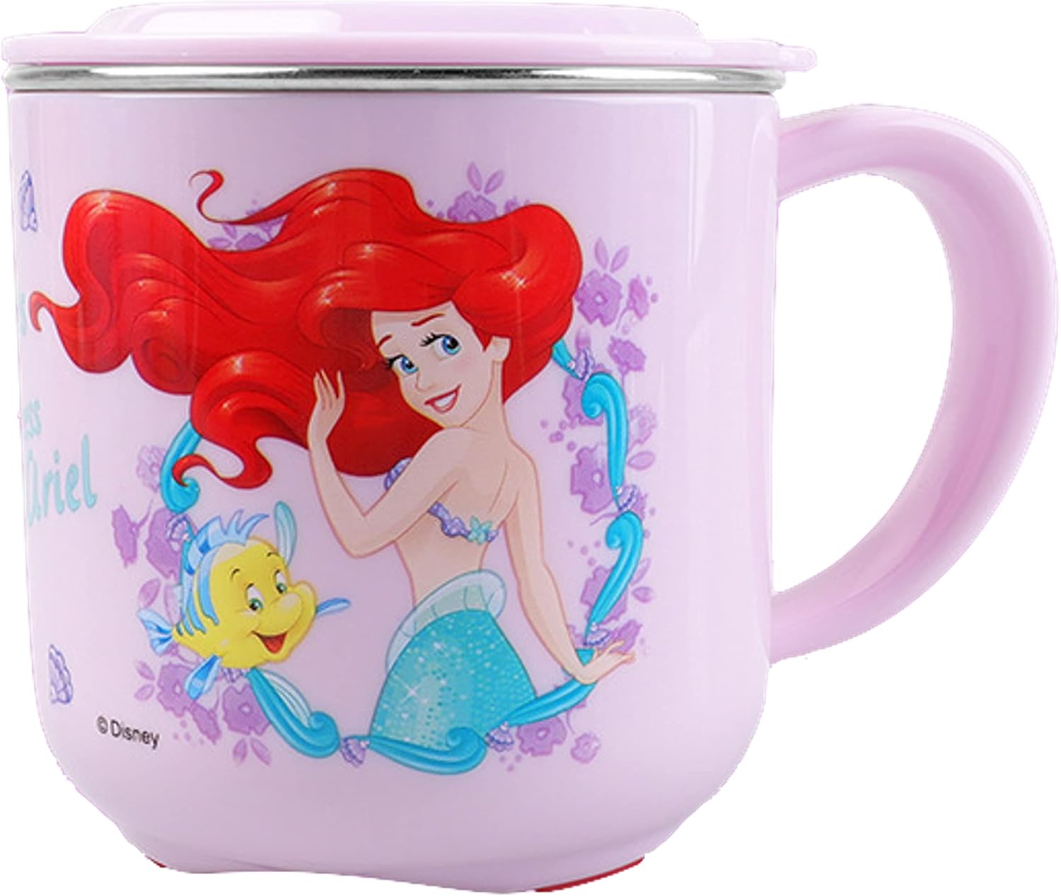Everyday Delights Disney Princess Ariel Purple Tumbler with Lid