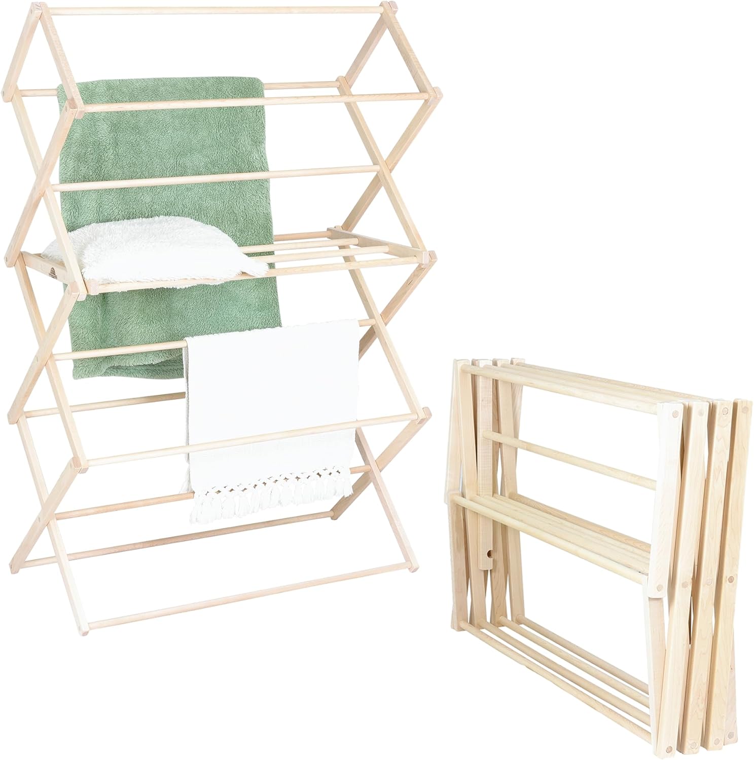 Pennsylvania Woodworks Extra Large Folding Drying Rack