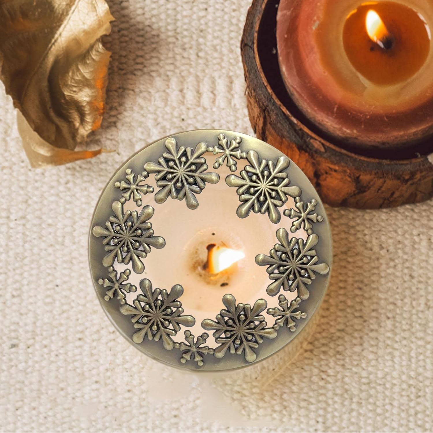 2X Jar Candle Covers for Evenly Burning Candles