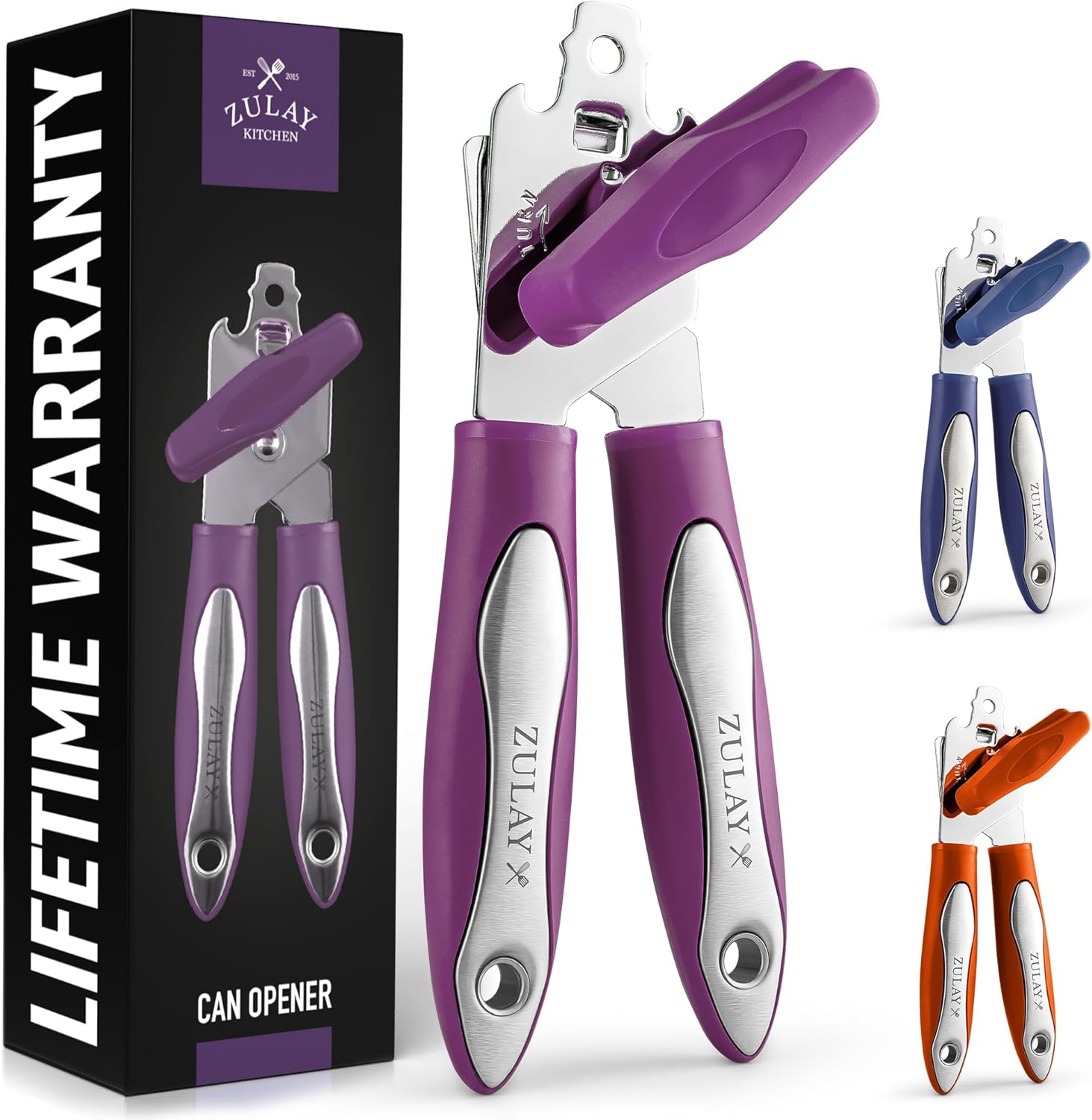 Zulay Kitchen Can Opener - Durable Stainless Steel