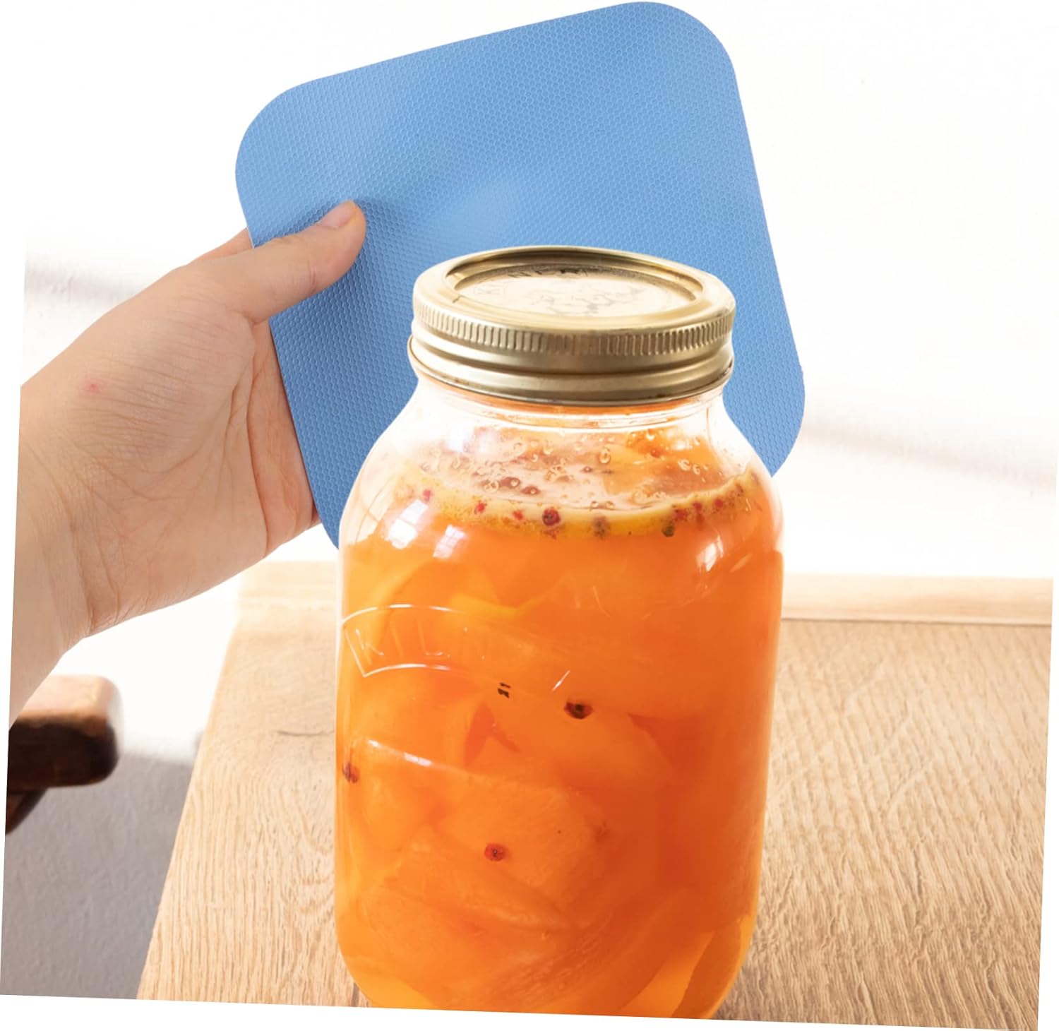 STOBAZA 4Pcs Rubber Jar Openers with Grippers