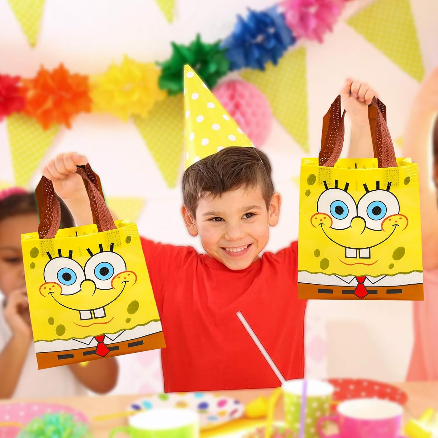 SpongeBob SquarePants Party Favor Bags Set 12 Pack