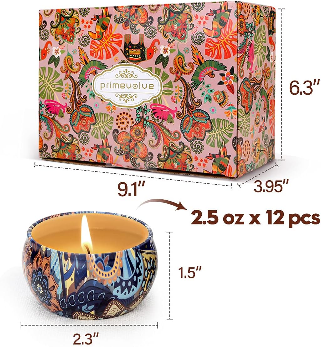 Scented Candles Gift Set for Women 12 Pack
