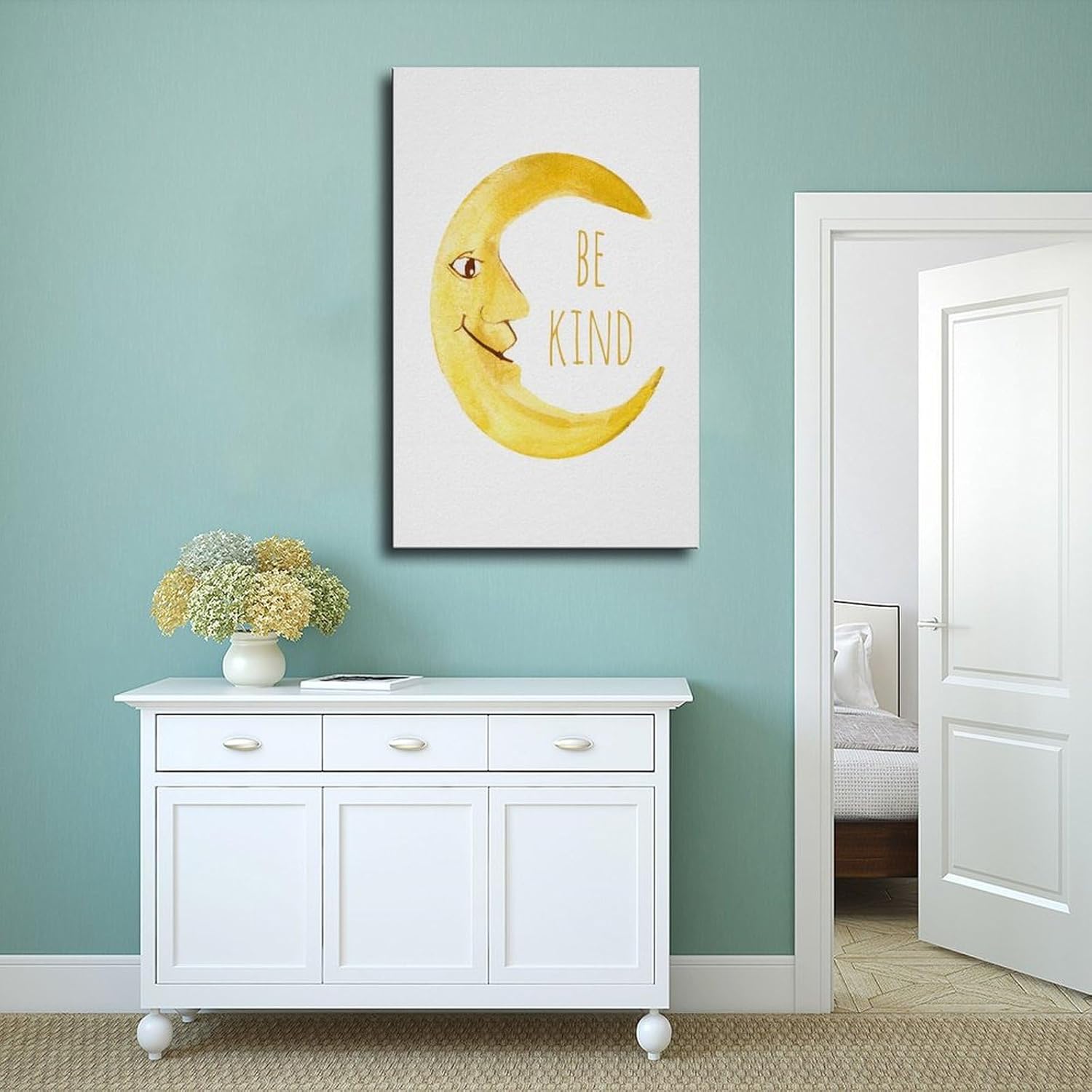 HEOVI Be Kind Canvas Art Poster 24x36in