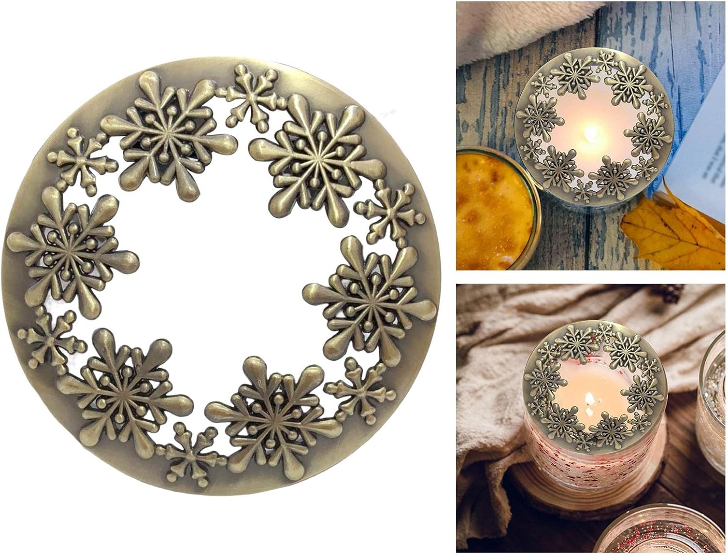 2X Jar Candle Covers for Evenly Burning Candles