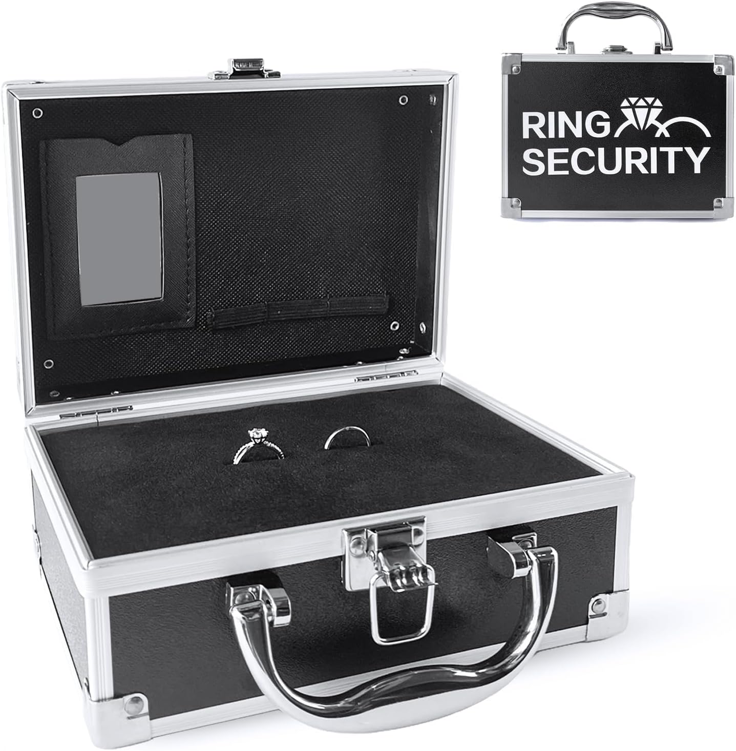 COSLANLEE 7PCS Ring Bearer Security Box Set