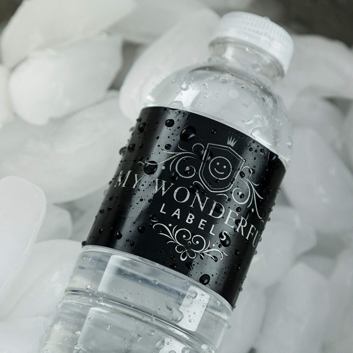 100 Lollipop Candy Water Bottle Labels Birthday Party Kids Event Use