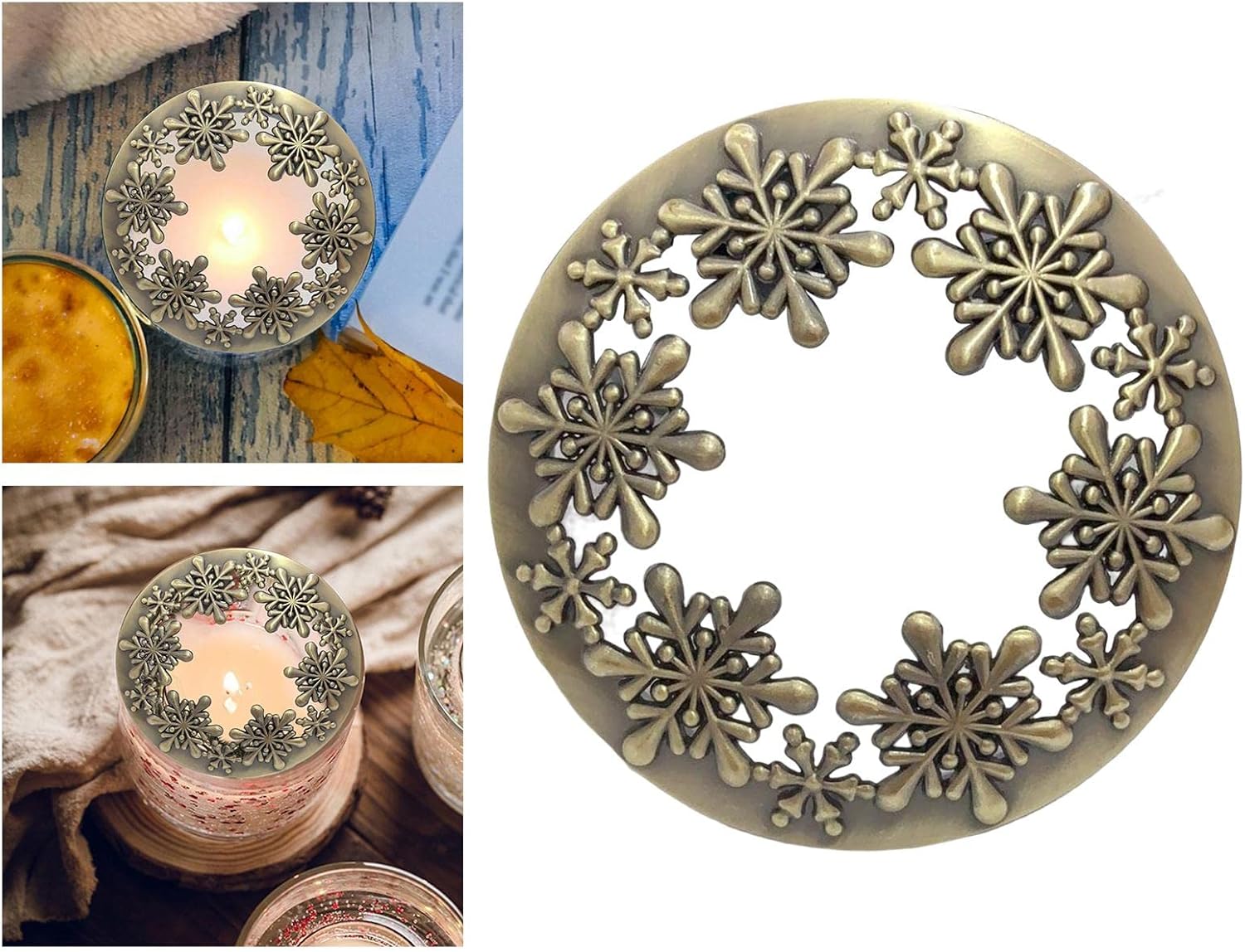 2X Jar Candle Covers for Evenly Burning Candles