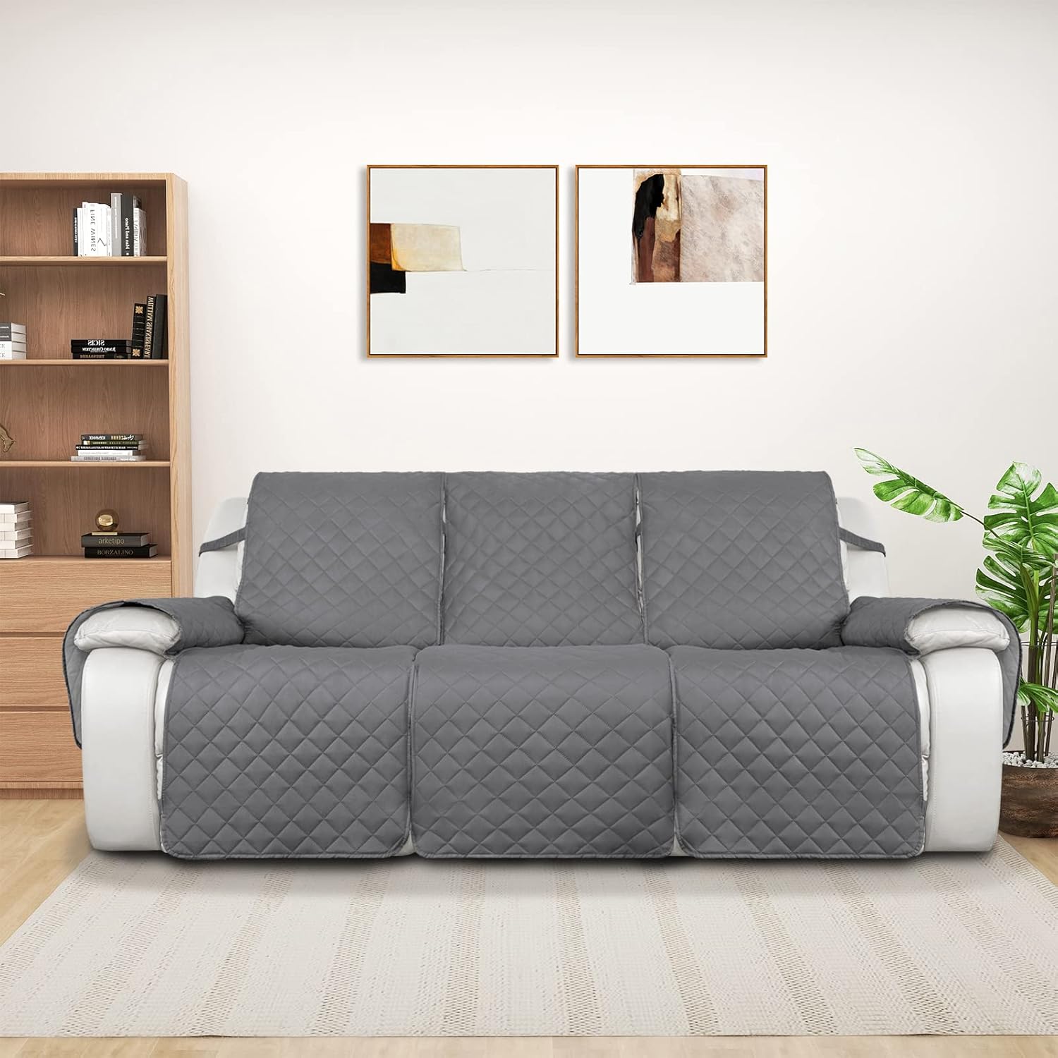 PureFit Water Resistant Reversible Sofa Cover for 3 Seat Recliner