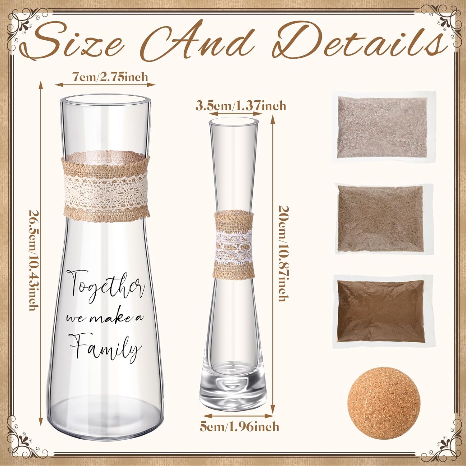 Irenare Unity Sand Wedding Ceremony Set
