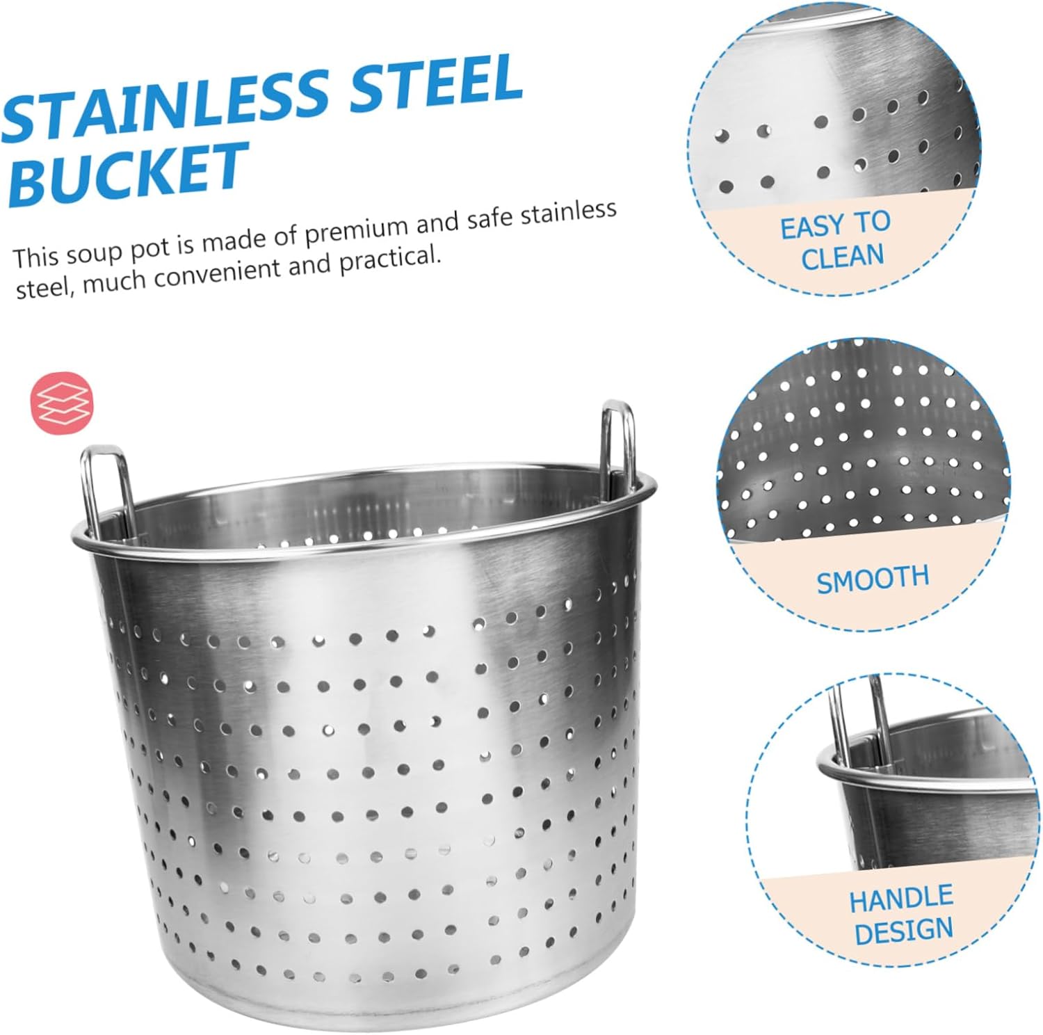 Stainless Steel Crayfish Boiler Steamer Basket