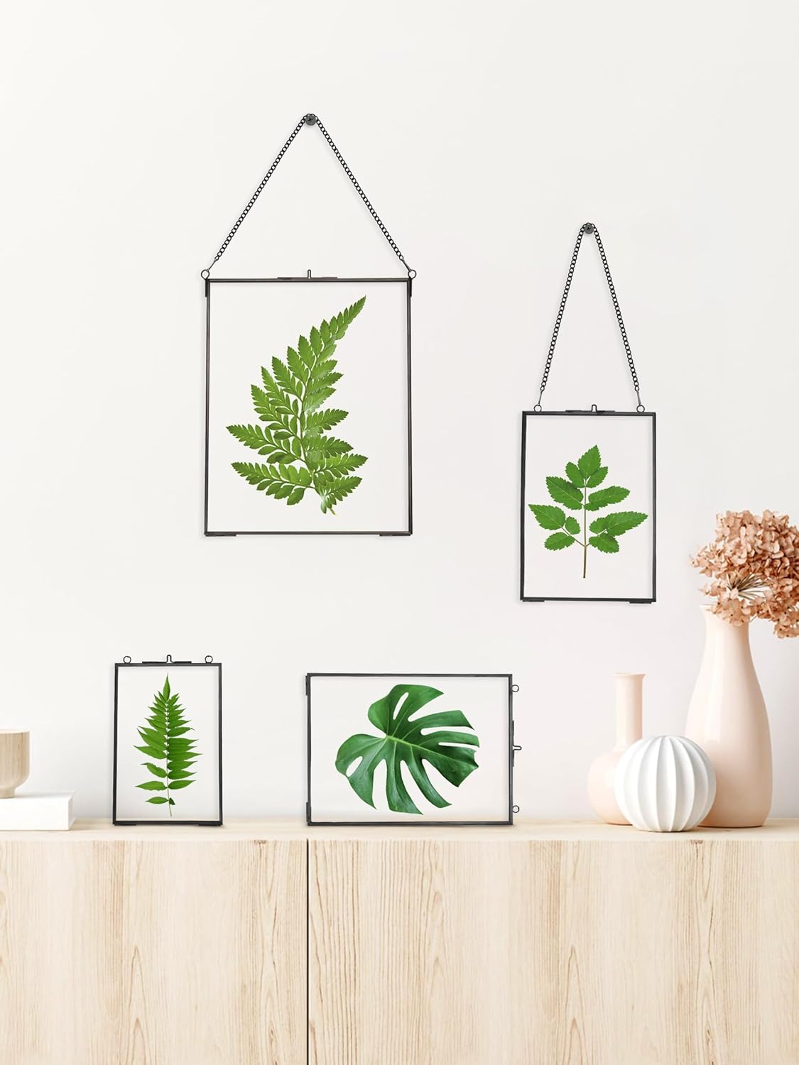 REDHUGO Hanging Pressed Flower Frame 5x7 Inches