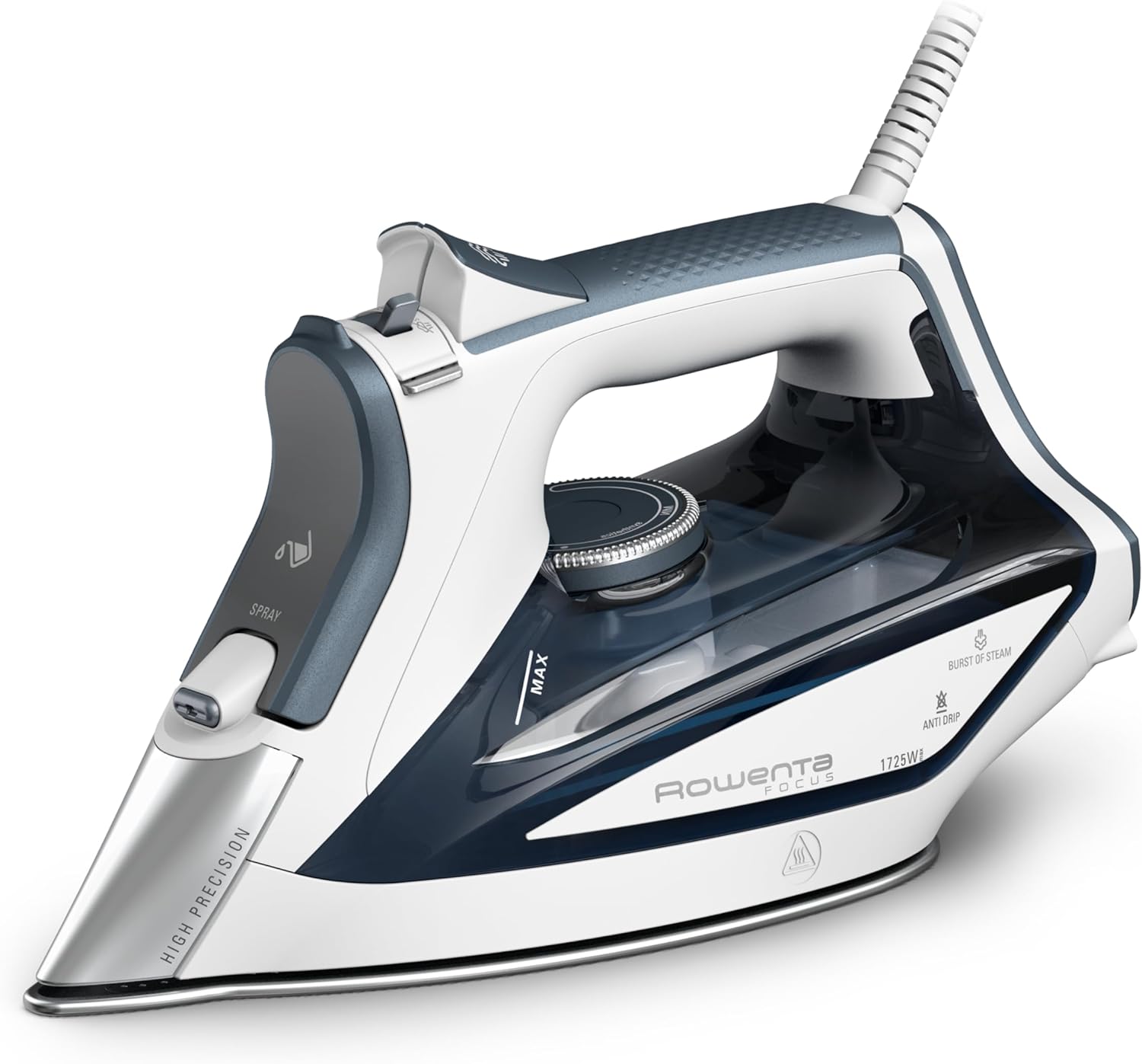 Rowenta Steam Iron with 400 Microsteam Holes and 1725 Watts