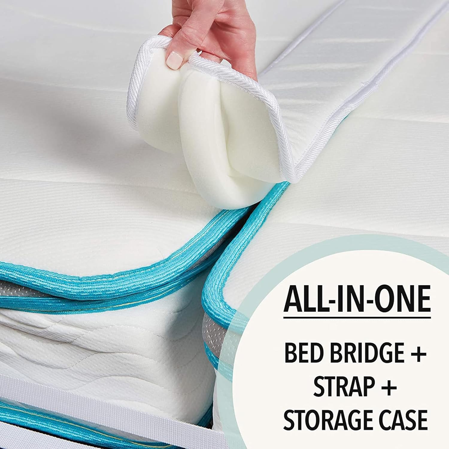 Wide Bed Bridge Twin To King Seamless Divider Filler