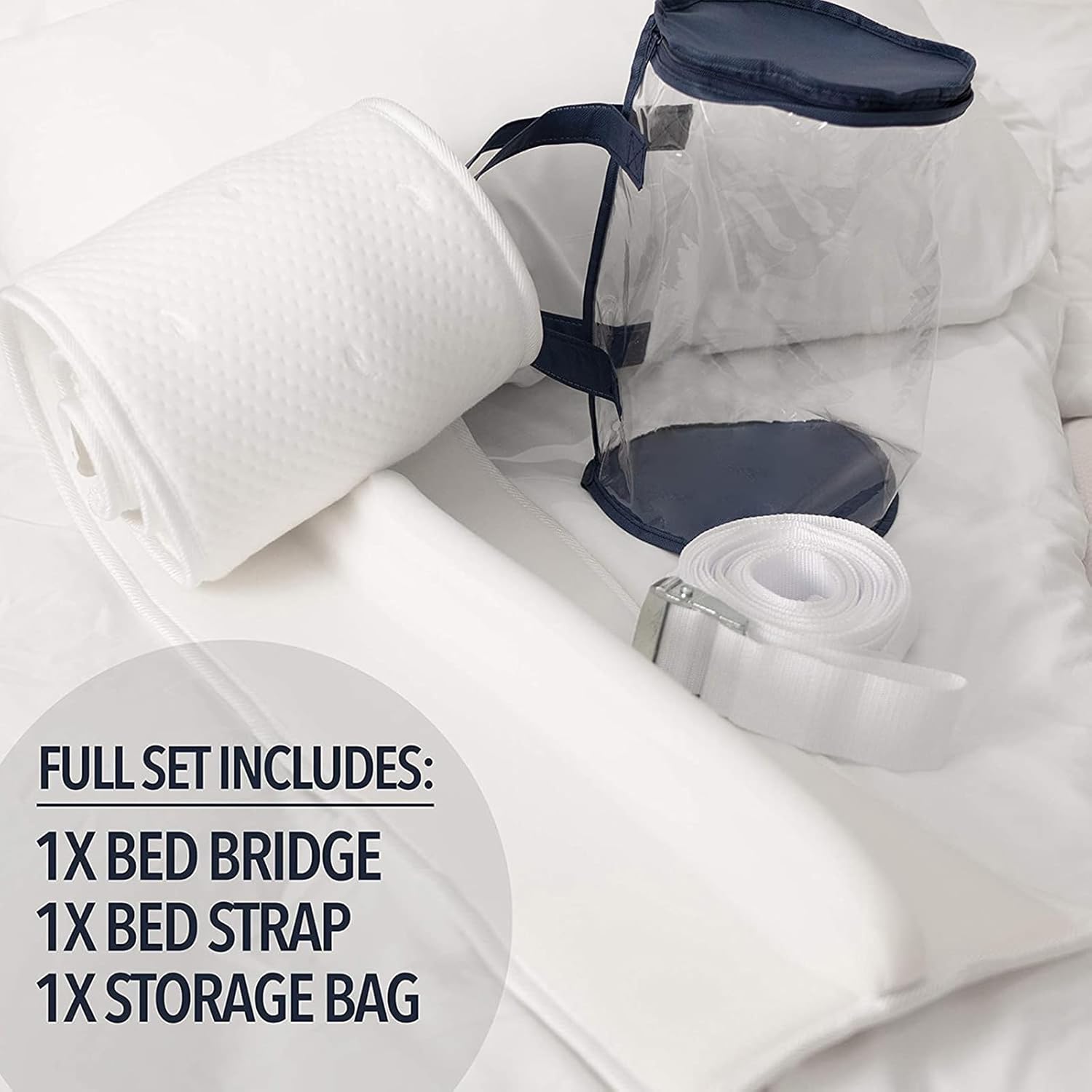 Wide Bed Bridge Twin To King Seamless Divider Filler