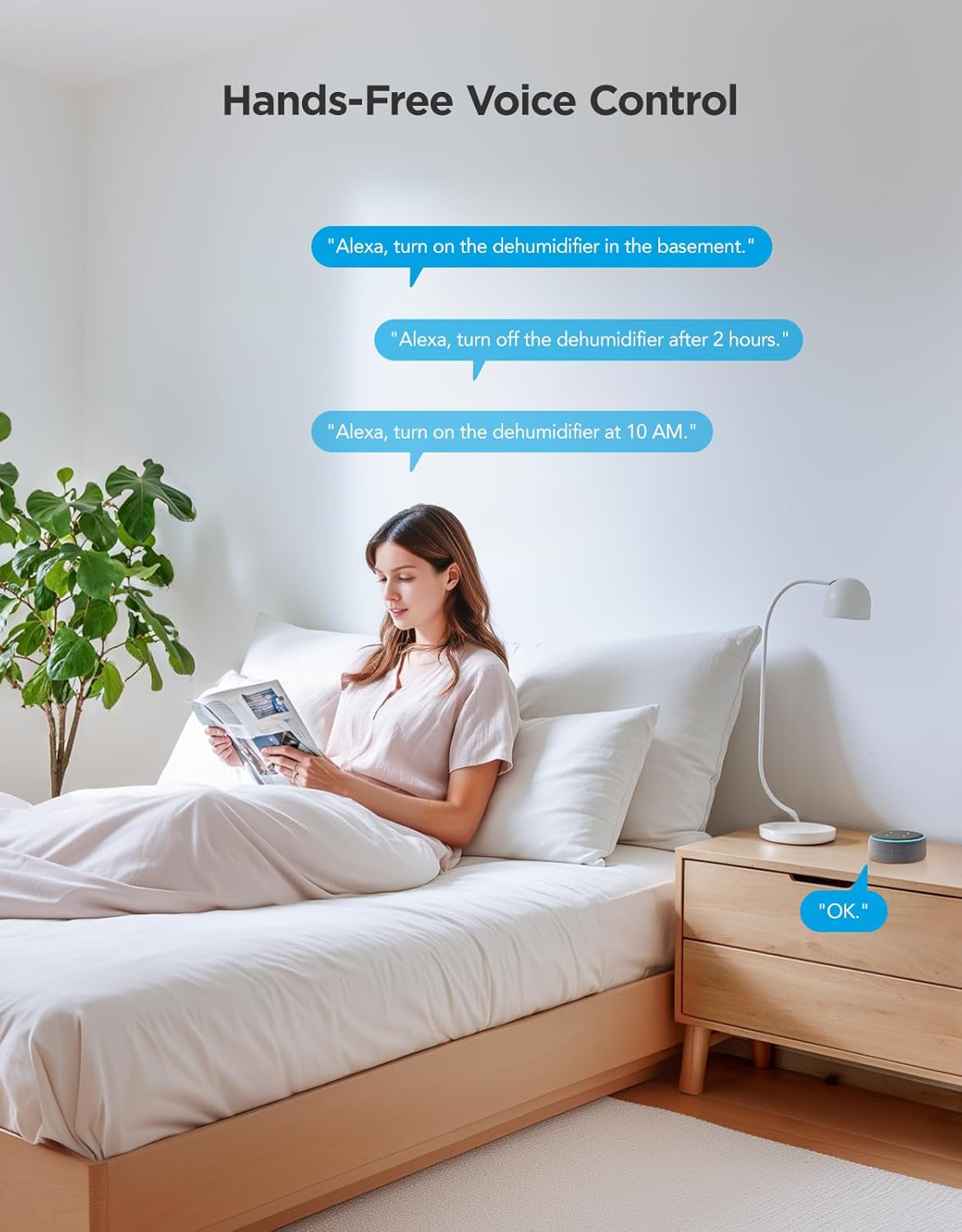 GoveeLife Dehumidifier 4500 Sq Ft Smart Auto Humidity Control