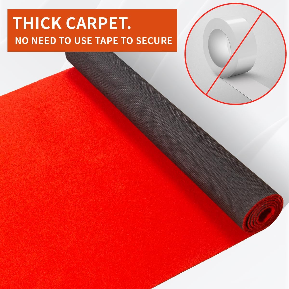 Cuckan Red Carpet Runner 3x10 Feet for Parties and Events
