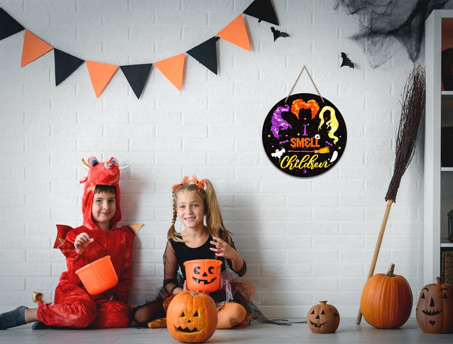 FaCraft Halloween Door Sign I Smell Children