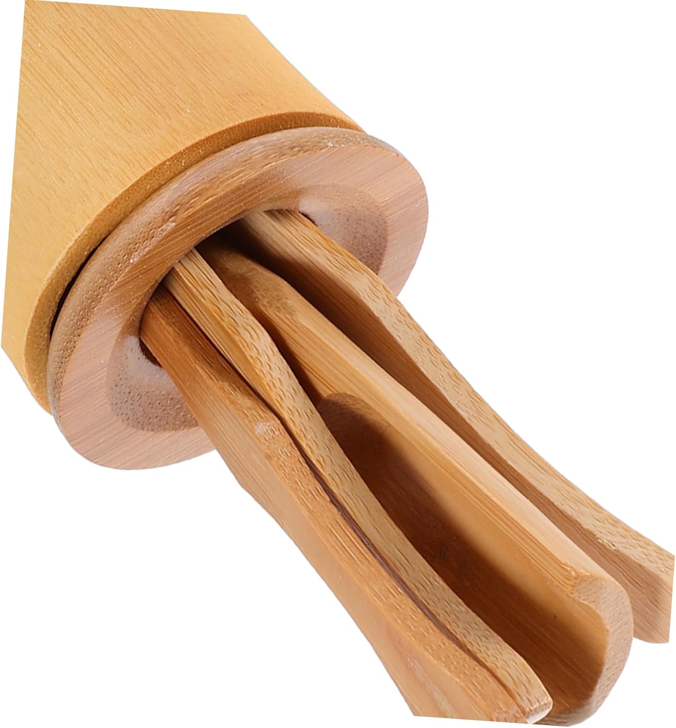 Alipis 6 Piece Bamboo Tea Set for Home Use