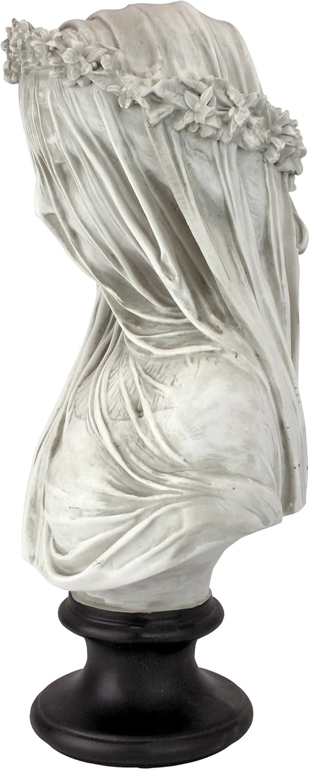 Design Toscano Veiled Maiden Indoor Statue 9x14 Inches