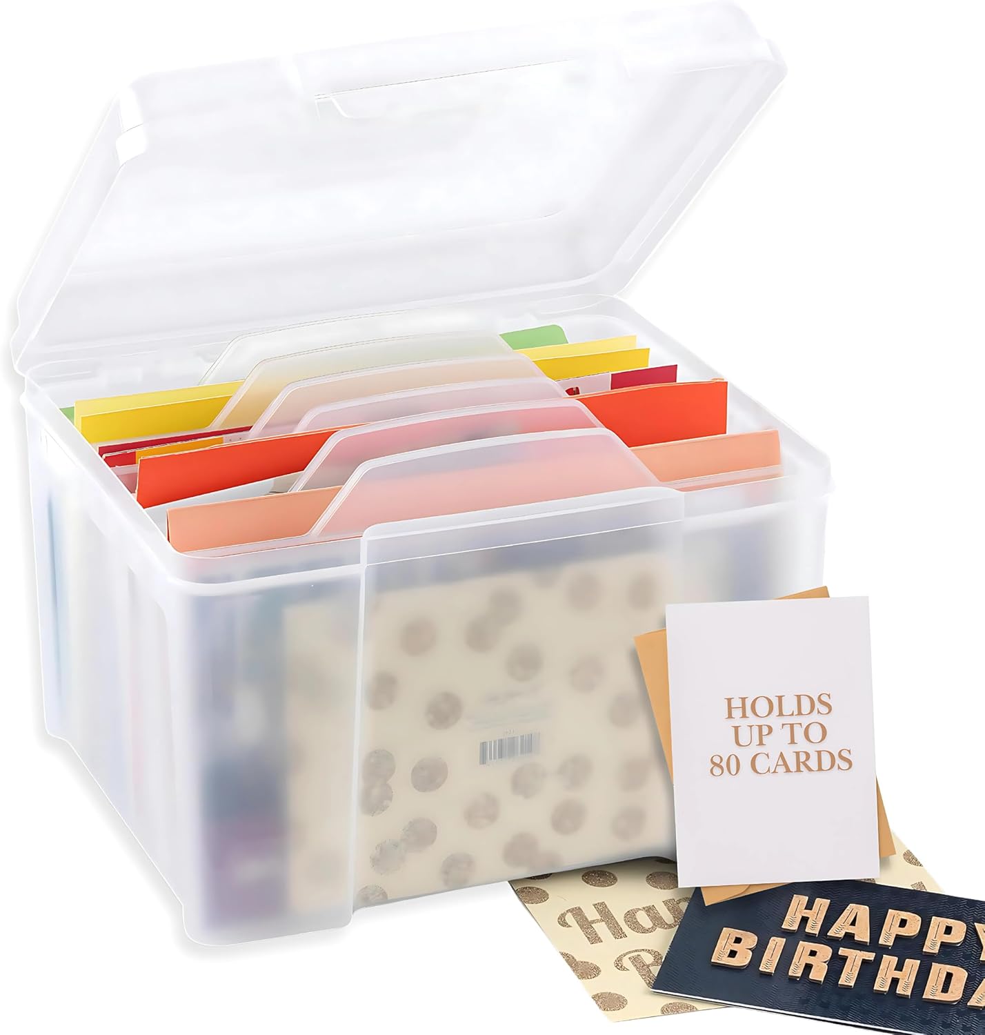 Mistic Cool Greeting Card Organizer Storage Box