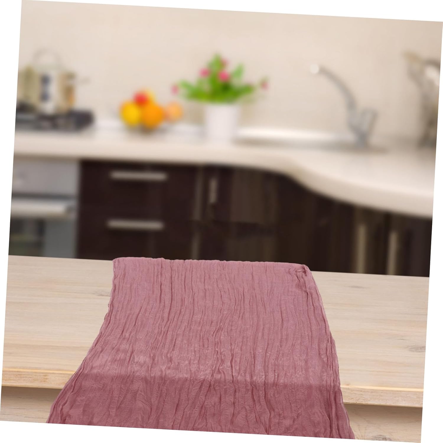 Bohemian Gauze Table Runner Dusty Elegant Wedding Decoration