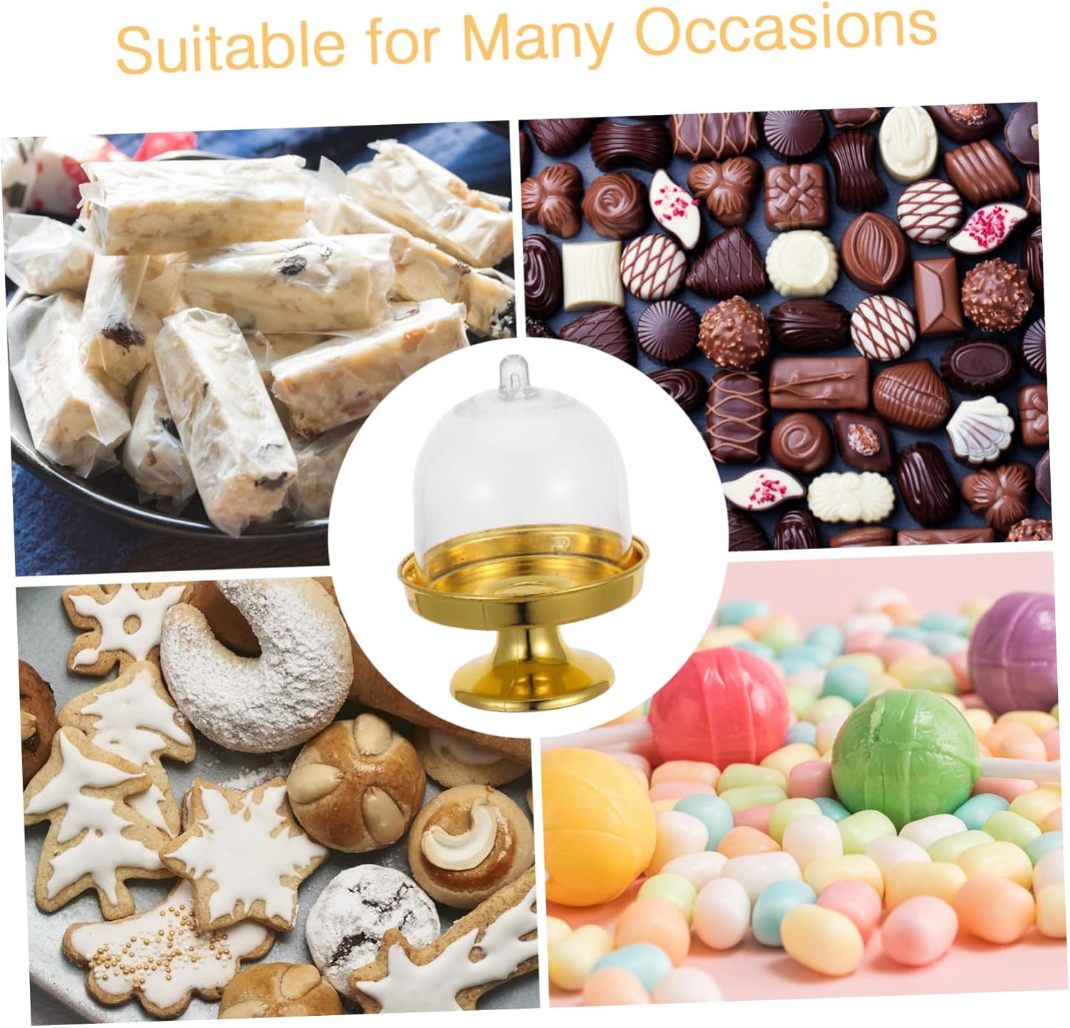 PRETYZOOM 12pcs Mini Dessert Candy Boxes for Showers Weddings and Parties