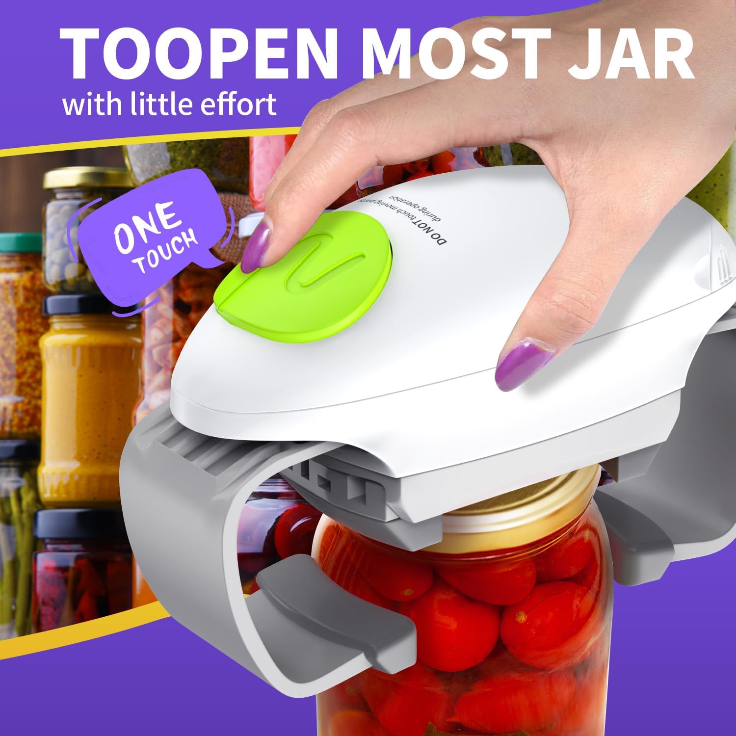 Famzelko Automatic Jar Opener for Elderly and Weak Hands