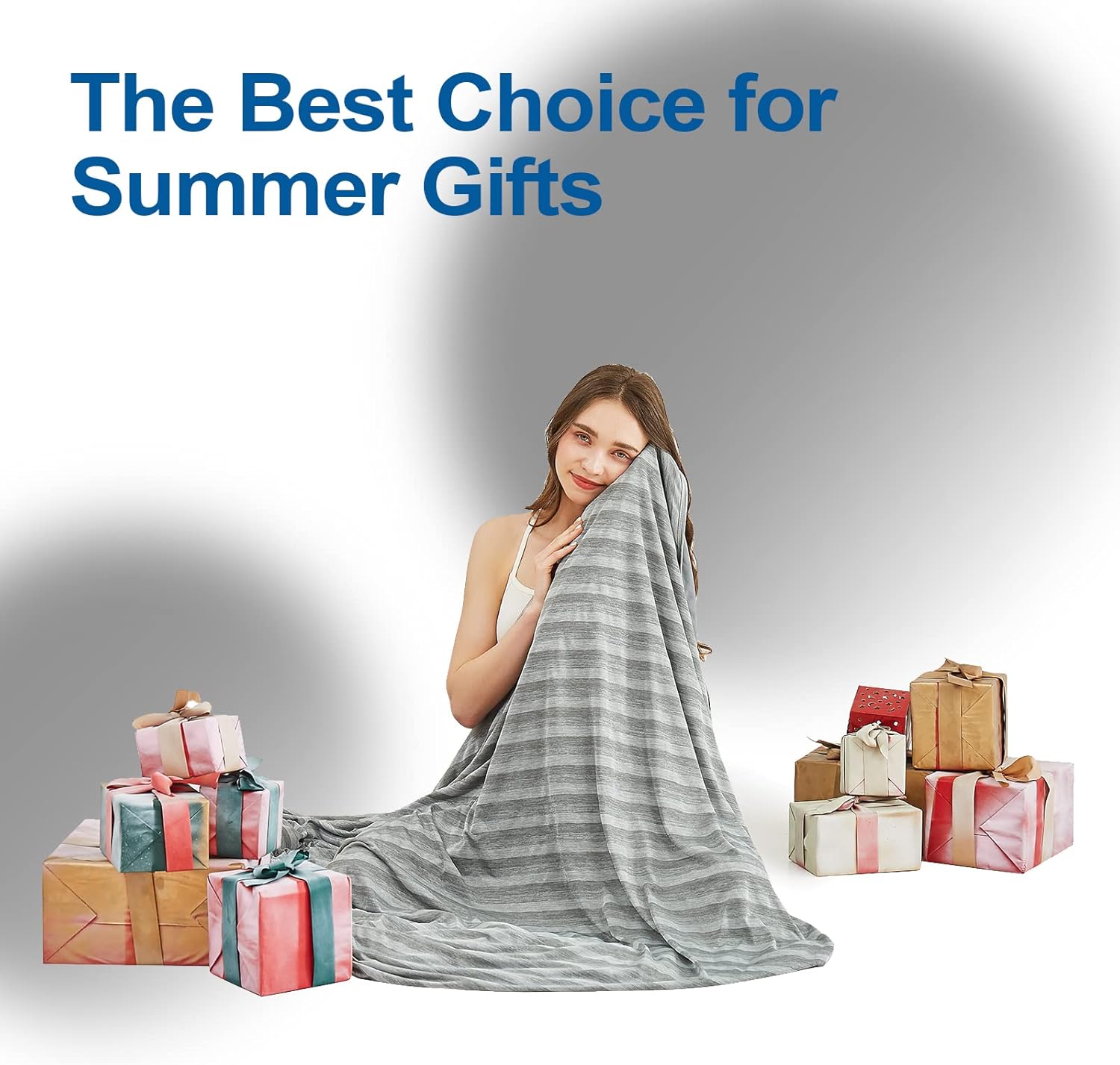 Cooling Blanket for Hot Sleepers Soft Lightweight Throw