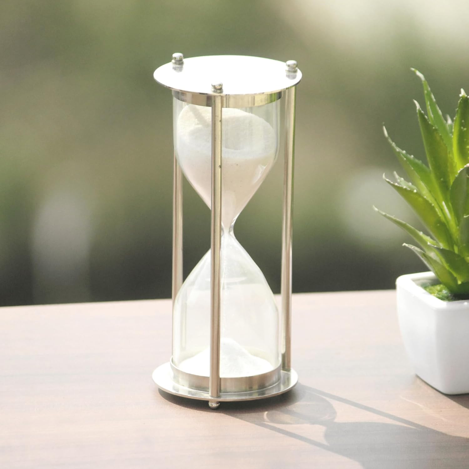 Personalized Engraved Hourglass Sand Timer Gift for Anniversaries Birthdays